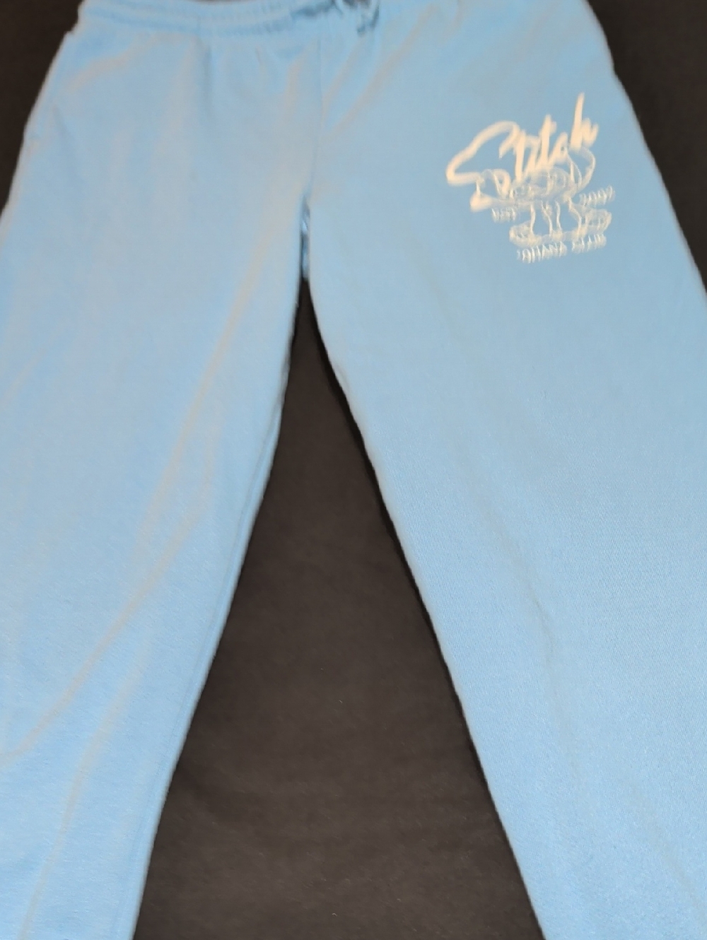 STITCH Light Blue Women's Track Joggers with STITCH LOGO ON FRONT RIGHT SIDE